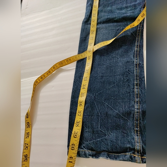 🎁 Mens Levis 502 Regular Taper Jeans Denim Distressed ripped Jeans size 29 X 29 - Picture 14 of 15